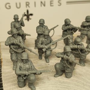 Soldats allemands avec fusils