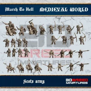 Set armée Ecossaise Médiévale
