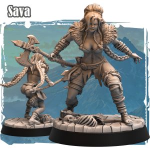 Sava (Guerrière Barbare DnD)