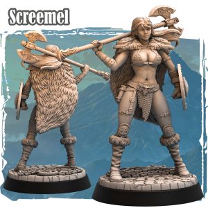 Screemel (Guerrière Barbare DnD)