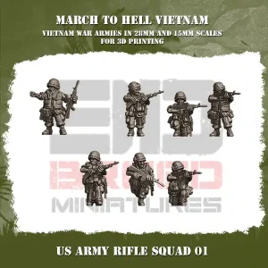 Escouade US Army avec fusil 1