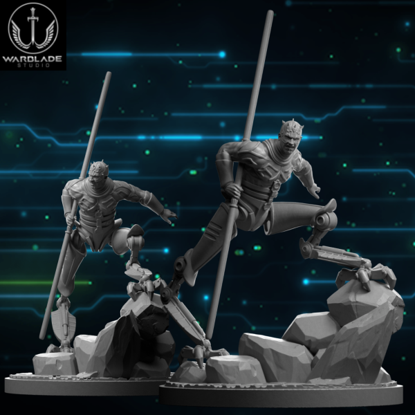 Dark Maul avec jambes mécaniques