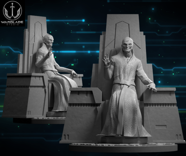 Snoke sur son trône