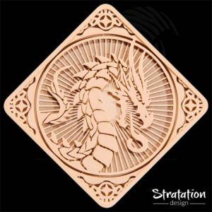 Dessous de verre style Blazing Dragon