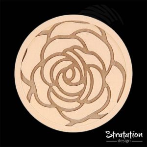 Dessous de verre style Blooming Rose