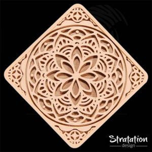 Dessous de verre style Blossom Mandala