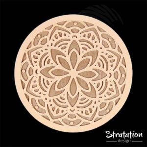Dessous de verre style Blossom Mandala