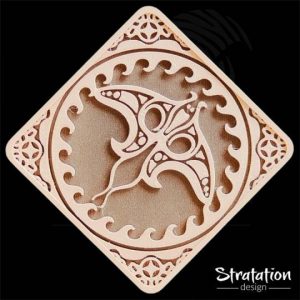 Dessous de verre Polynesian Ray