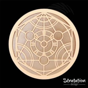 Dessous de verre style Alchemist Glyph