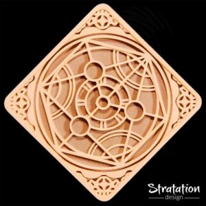 Dessous de verre style Alchemist Glyph