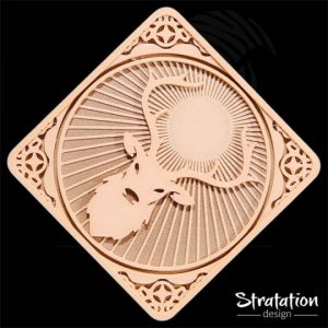 Dessous de verre style Noble Stag