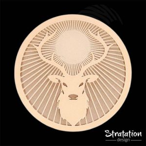 Dessous de verre style Noble Stag
