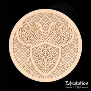 Dessous de verre style Battleborn Warrior