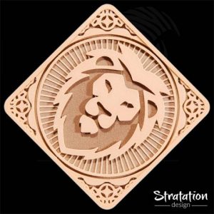 Dessous de verre style Noble Lion