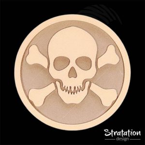 Dessous de verre style Jolly Roger