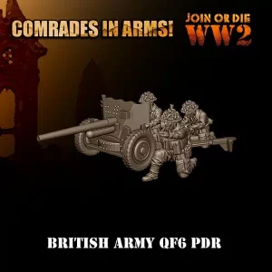 Canon QF 6 pounder Britannique