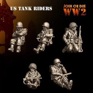 Chevaucheurs de tank Américains