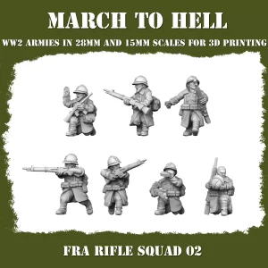 Escouade avec fusil 2 Français