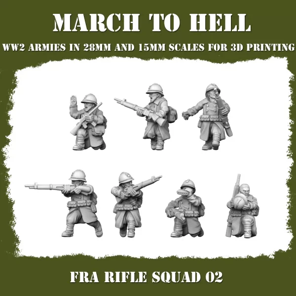 Escouade avec fusil 2 Français