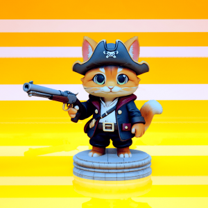 Chaton pirate numéro 6