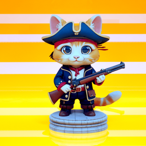Chaton pirate numéro 8