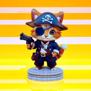 Chaton pirate numéro 9