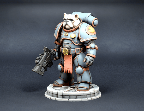 Chien soldat des marines numéro 1