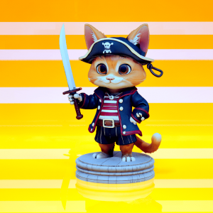 Chaton pirate numéro 1
