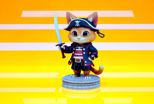 Chaton pirate numéro 1