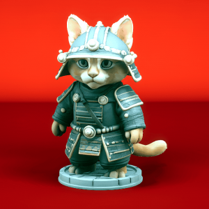 Chat samouraï numéro 1