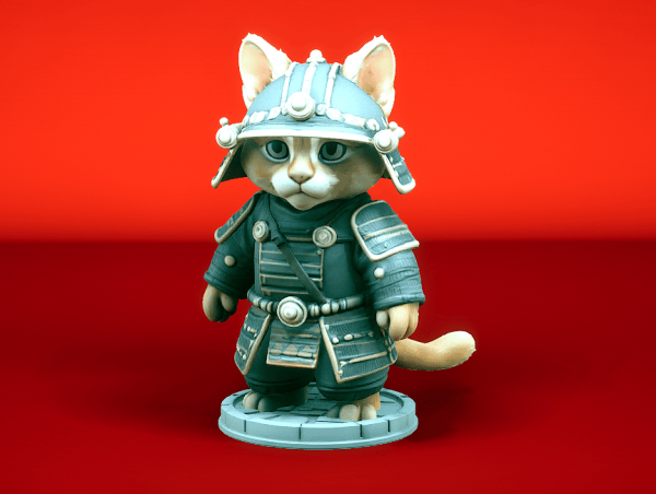 Chat samouraï numéro 1