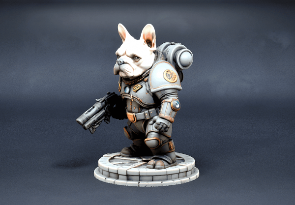 Chien soldat des marines numéro 3