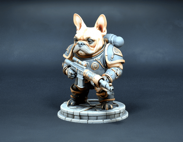 Chien soldat des marines numéro 4