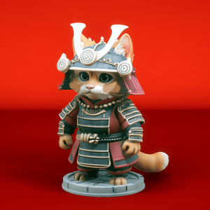 Chat samouraï numéro 4
