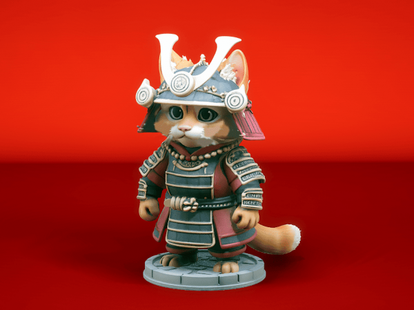 Chat samouraï numéro 4