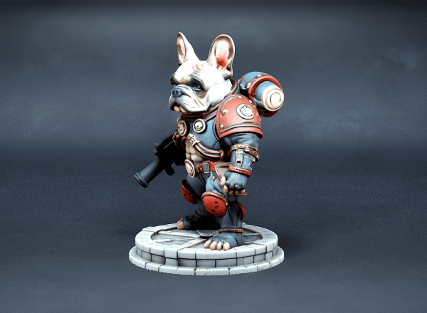Chien soldat des marines numéro 5