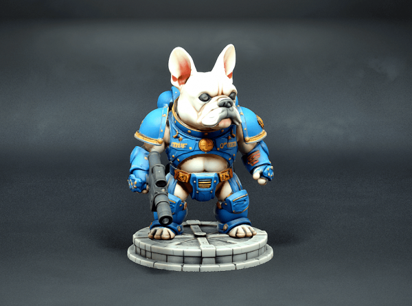 Chien soldat des marines numéro 6