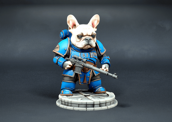 Chien soldat des marines numéro 7