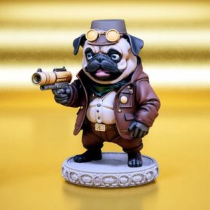 Chien steampunk numéro 7