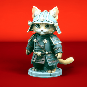 Chat samouraï numéro 7