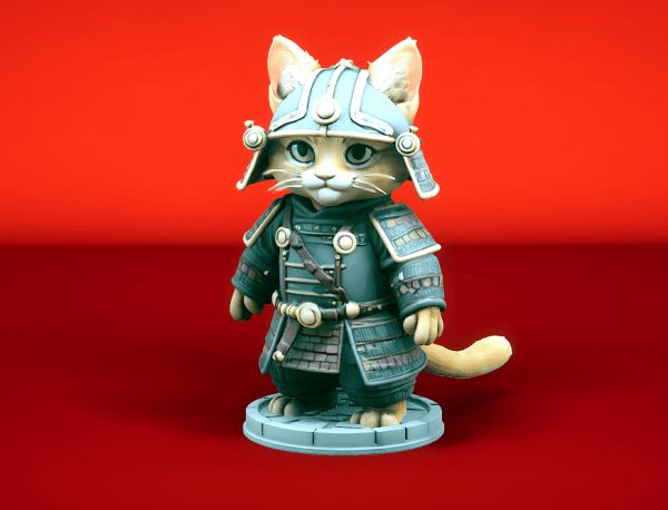 Chat samouraï numéro 7