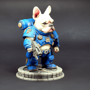 Chien soldat des marines numéro 8