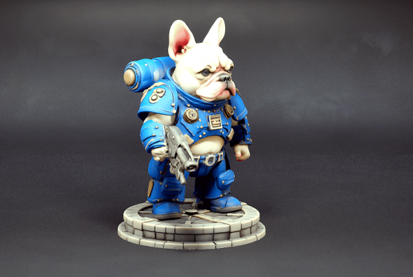 Chien soldat des marines numéro 8