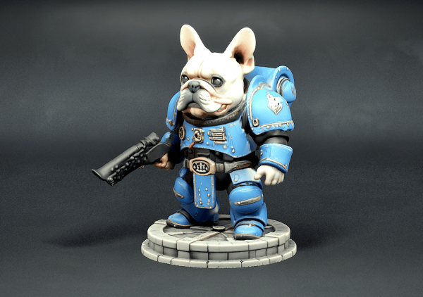 Chien soldat des marines numéro 9