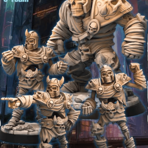 Capitaine BurningSkull et son équipe