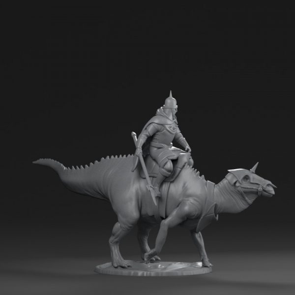 Edmonotsaurus (4 pattes au sol) monté