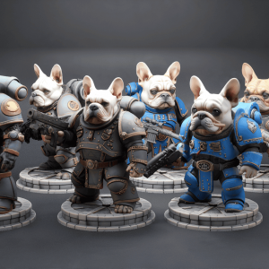 Escadron marines de chiens soldats