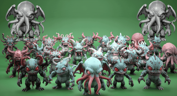 Armée de créatures lovecraftiennes