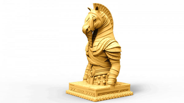 Cavalier échecs momie-pharaon diamètre 28mm