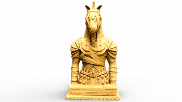 Set pièces échecs momie-pharaon de diamètre 28mm – Image 3